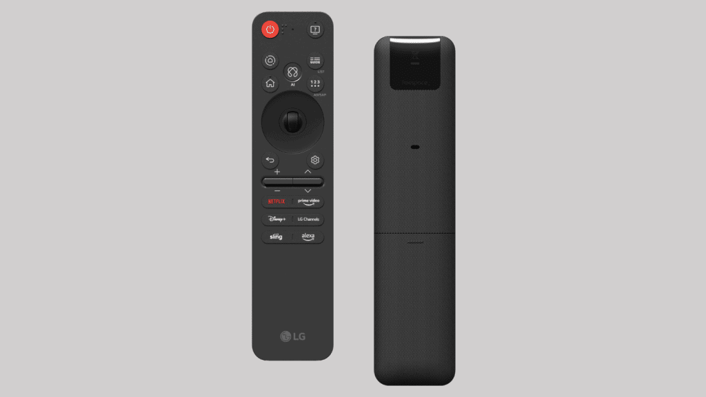 Lg mostra as novas smart tvs da linha 2025. Veja os modelos Novo controle remoto ai smart magic das novas smart tvs lg