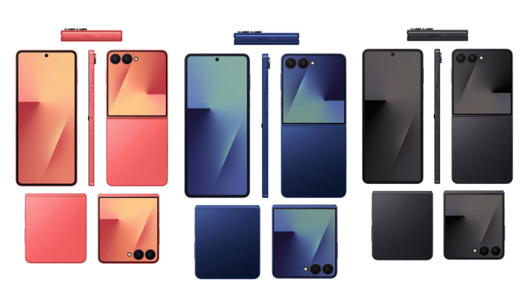 Galaxy unpacked: o que esperar do próximo evento da samsung Possível imagem do galaxy z flip7