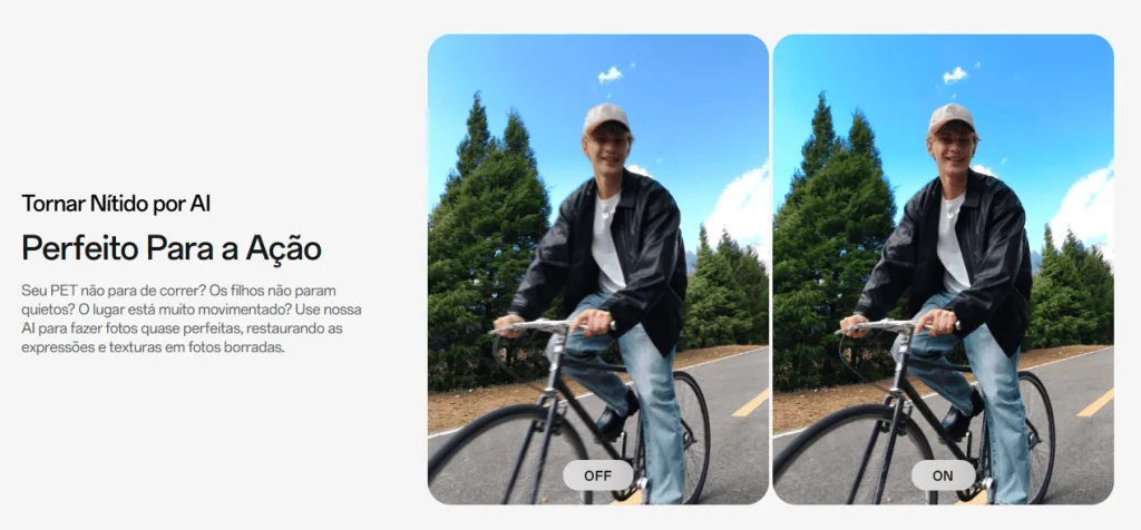 Oppo faz promoção de smartphone no dia dos namorados Ferramenta "tornar nítido por ai" da oppo arruma fotos tremidas