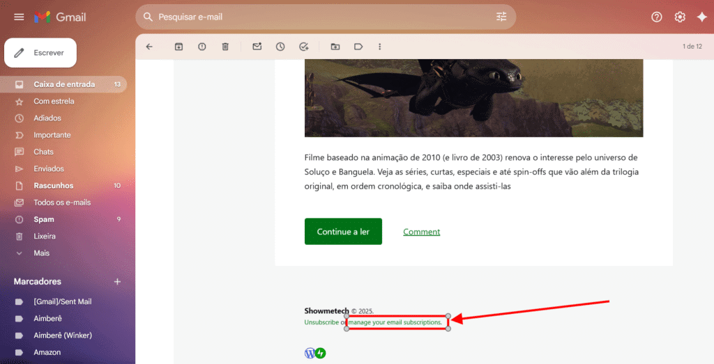 Gerencie a frequência das newsletters do showmetech. Escolha entre as opções de envio a cada novo post, resumo diário e resumo semanal