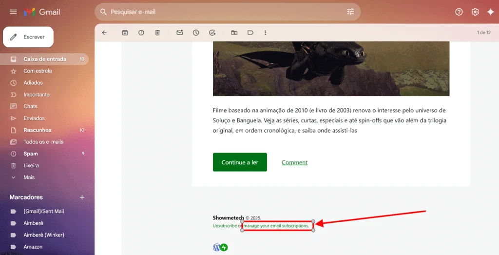 Gerencie a frequência das newsletters do showmetech Gerencie a frequência das newsletters do showmetech. Escolha entre as opções de envio a cada novo post, resumo diário e resumo semanal
