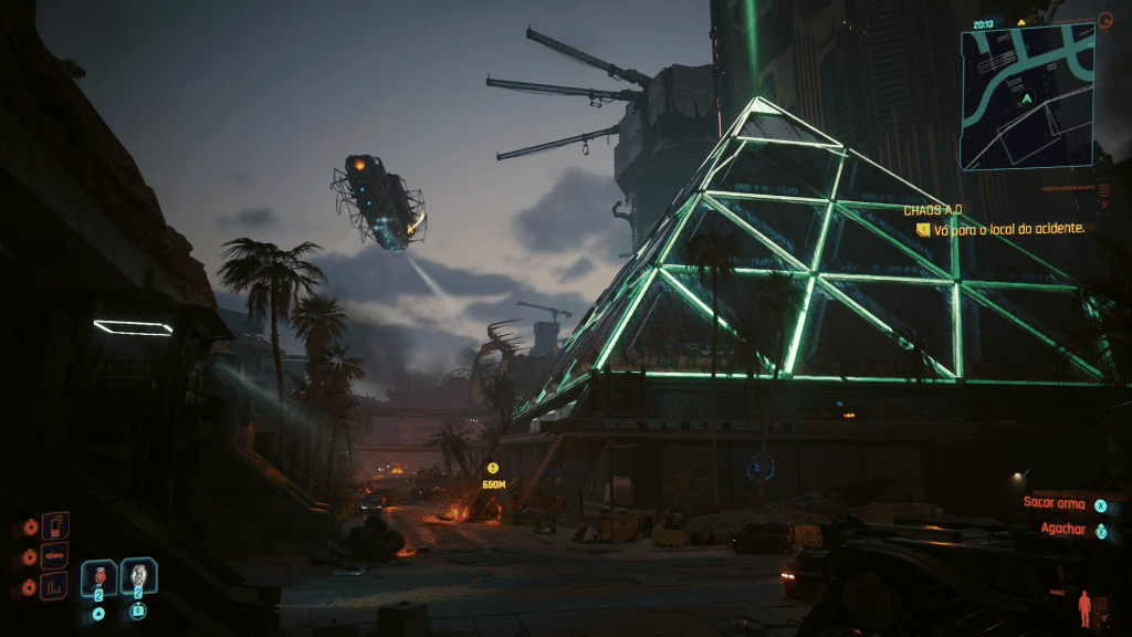 Review: cyberpunk 2077 ultimate edition é uma maravilha cibernética no nintendo switch 2 Imagem de dogtown em cyberpunk