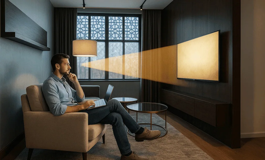 Smart tv: qual tamanho de tela é indicado para cada tamanho de sala? Smart tv: qual tamanho de tela é indicado para cada tamanho de sala?