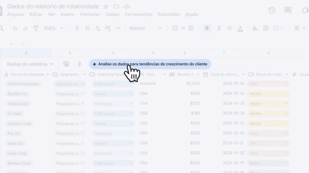Quero ajuda para criar planilhas anunciado no google for brasil 2025