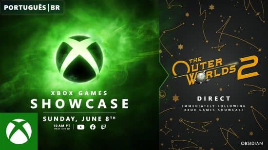 Xbox Games Showcase 2025 com foco em Outer Worlds 2