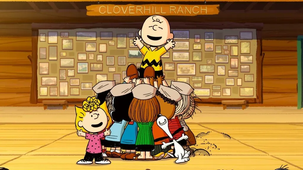 Veja os lançamentos do apple tv+ em agosto de 2025 Cena de snoopy apresenta: um musical de verão com charlie brown no topo