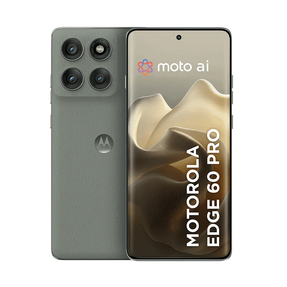 Motorola edge 60 pro traz bateria duradoura e câmera profissional Motorola edge 60 pro na cor cinza