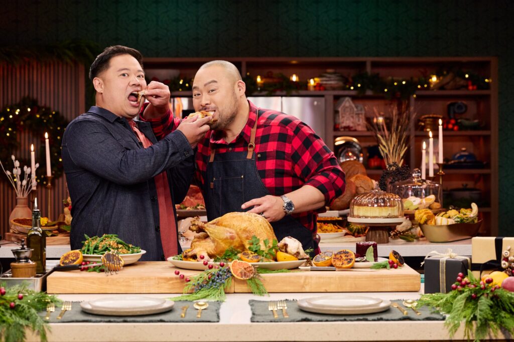 Cena de hora do jantar com david chang / fonte: netflix