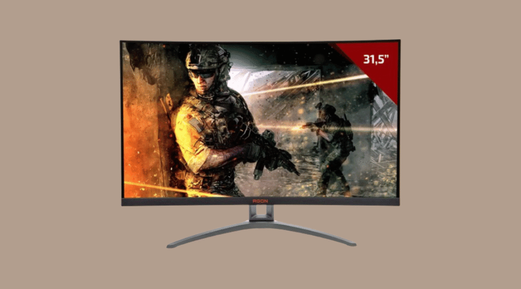 Prime Day 2025: Lihat produk game terbaik dengan diskon hingga 64% Gambar monitor gaming melengkung AOC Agon 32" / sumber: Amazon