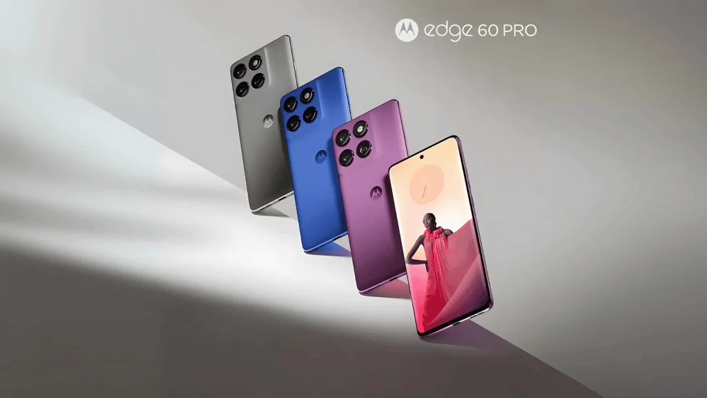 Motorola edge 60 pro traz bateria duradoura e câmera profissional Motorola edge 60 pro chega em diversas cores