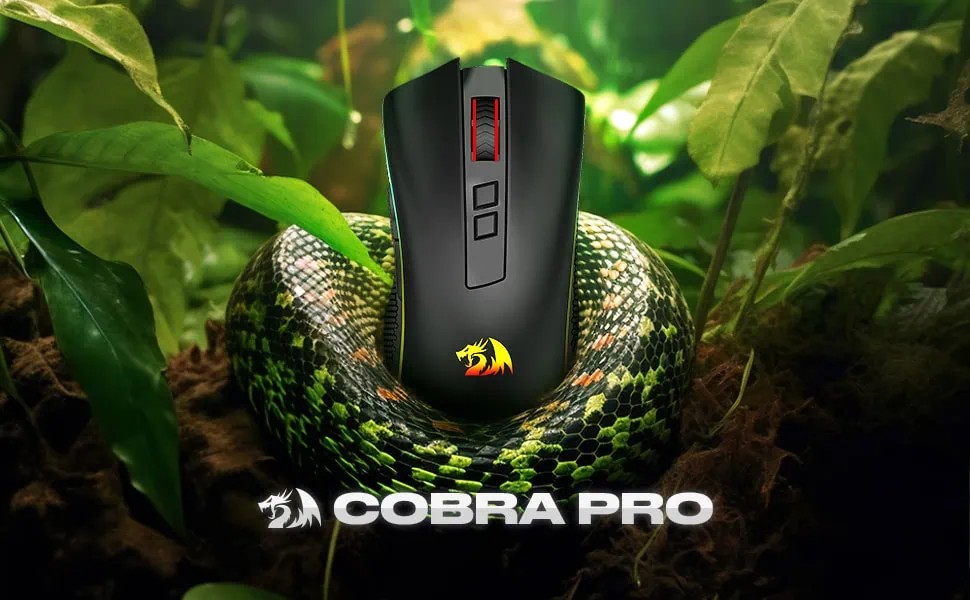 Prime day 2025: veja os melhores produtos gamer com até 64% de desconto Imagem do mouse gamer redragon cobra pro rgb / fonte: redragon