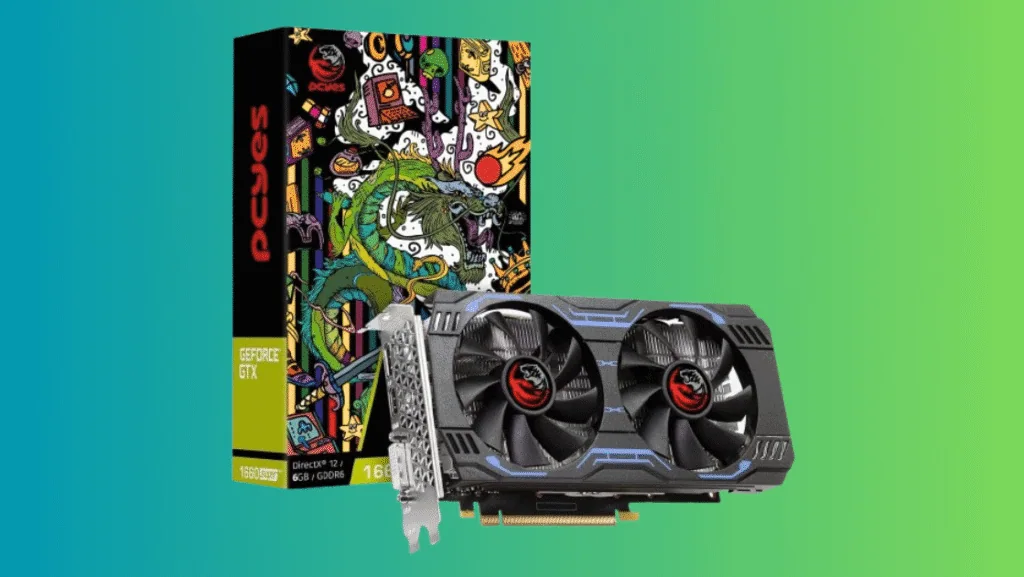 Prime day 2025: veja os melhores produtos gamer com até 64% de desconto Imagem da placa de vídeo nvidia geforce gtx 1660 / fonte: amazon