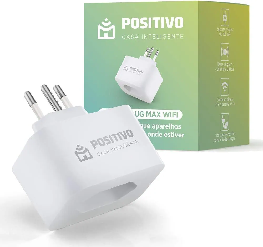 Prime day 2025: itens de casa inteligente com até 53% de desconto Smart plug max wi-fi positivo