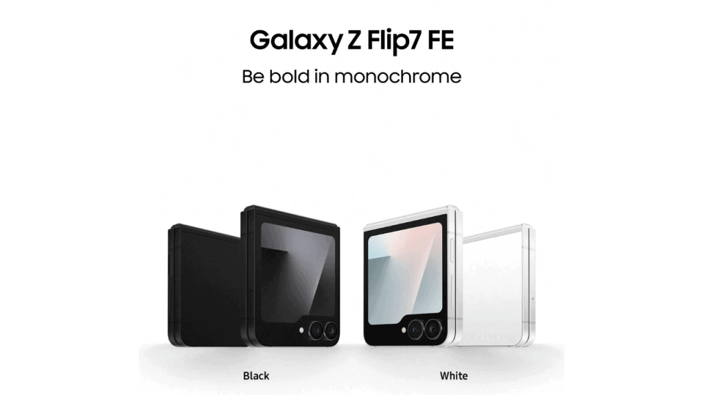 Galaxy unpacked: samsung lança galaxy z fold7, z flip7 e z flip7 fe Cores do galaxy z flip7 fe