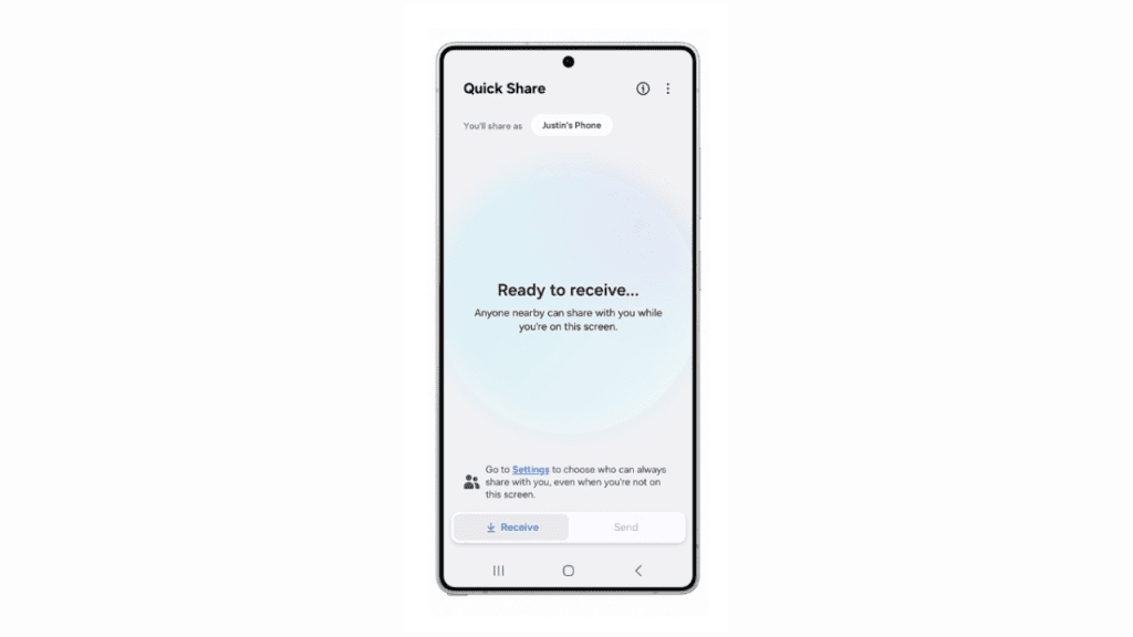 Saiba se seu smartphone galaxy receberá a one ui 8 com android 16 Novo quickshare da samsung do android 16