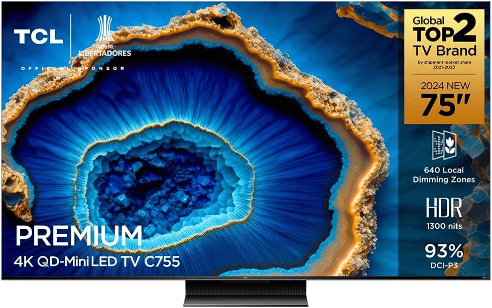 Prime Day 2025 : les meilleurs téléviseurs intelligents à prix réduit Téléviseur intelligent TCL Premium 4K QD-Mini LED 75" C755