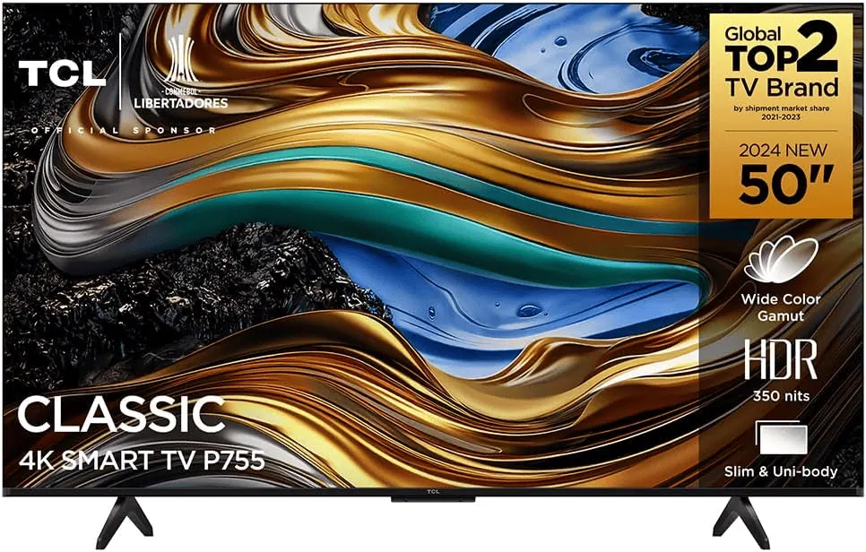Prime day 2025: as melhores smart tvs com desconto Smart tv da tcl tcl led smart tv 50” p755