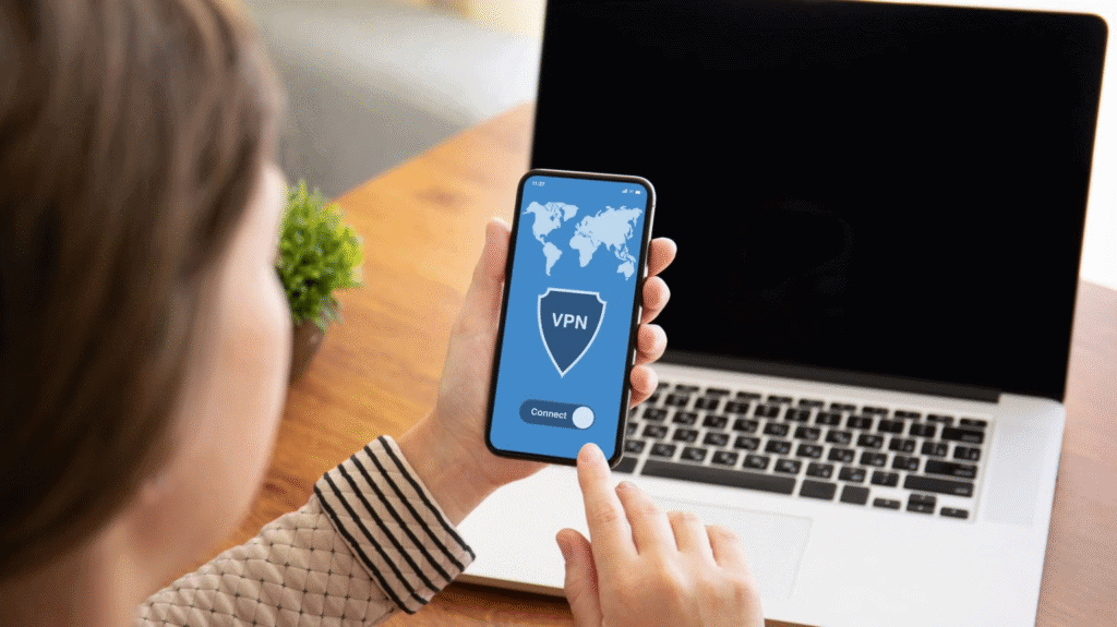 Proteger sua navegação com vpn confiável, segurança online e privacidade na internet.