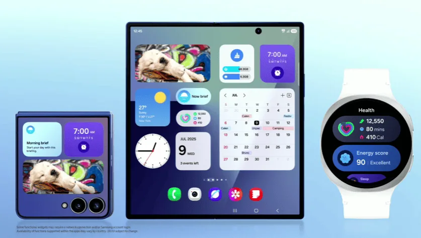 Galaxy unpacked: samsung lança galaxy z fold7, z flip7 e z flip7 fe One ui 8 do android 16 da samsung