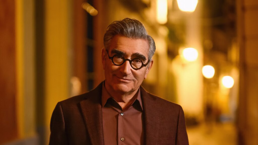 Sehen Sie sich die Apple TV+ Veröffentlichungen für September 2025 an. Der widerwillige Reisende: Mit Eugene Levy (Staffel 3)