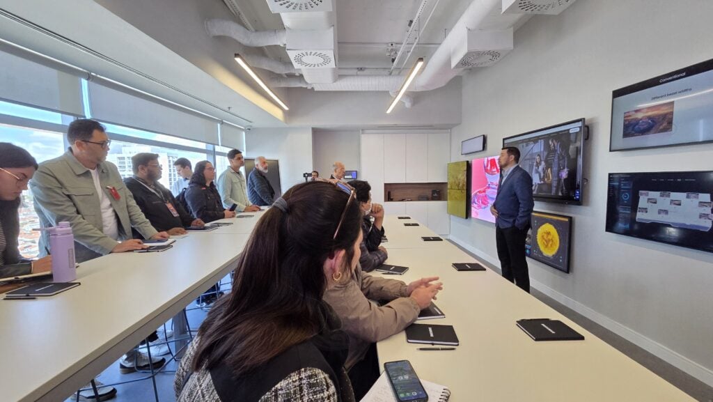 Samsung inaugura centro de experiencias para empresas y negocios en São Paulo Sala de formación de Samsung