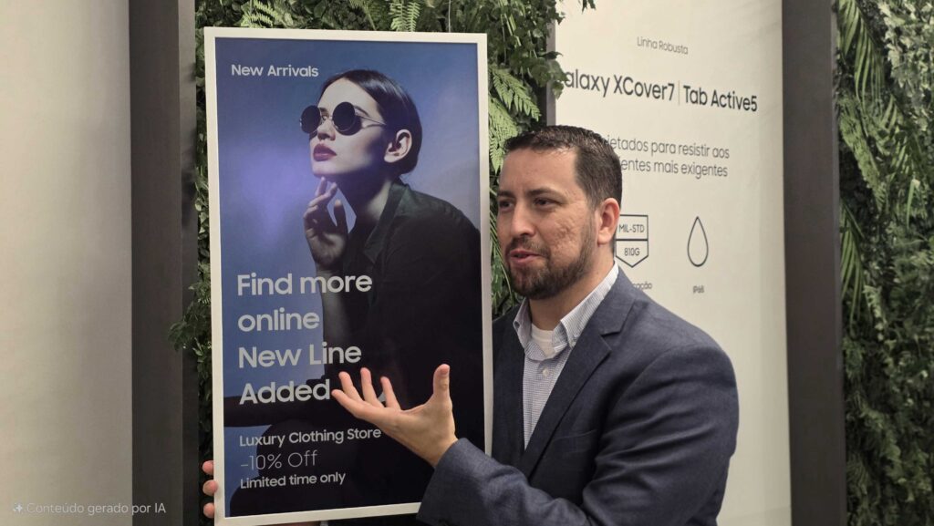 Samsung inaugura centro de experiencias para empresas y negocios en São Paulo Papel electrónico Samsung