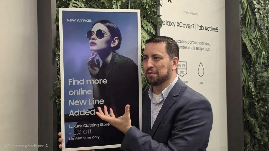 Samsung inaugura centro de experiências para empresas e negócios em são paulo E-paper da samsung