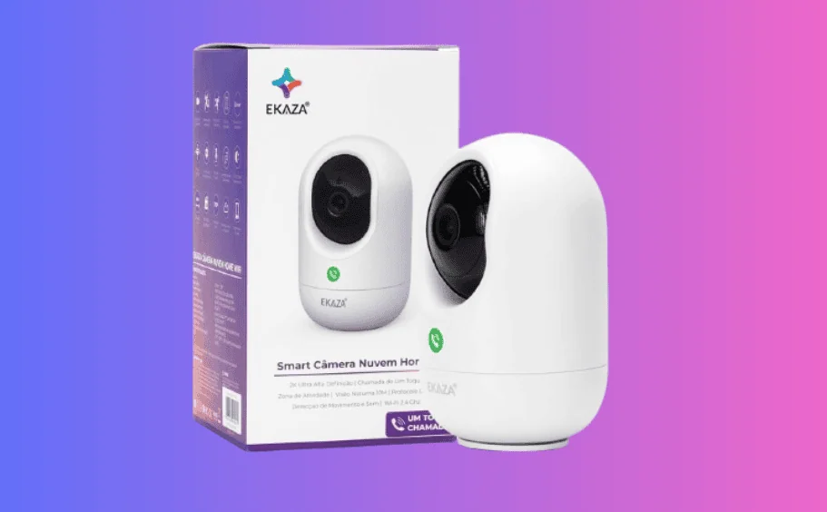 Dica: produtos de casa conectada para dar de presente no dia dos pais Imagem da câmera inteligente ekaza / fonte: amazon