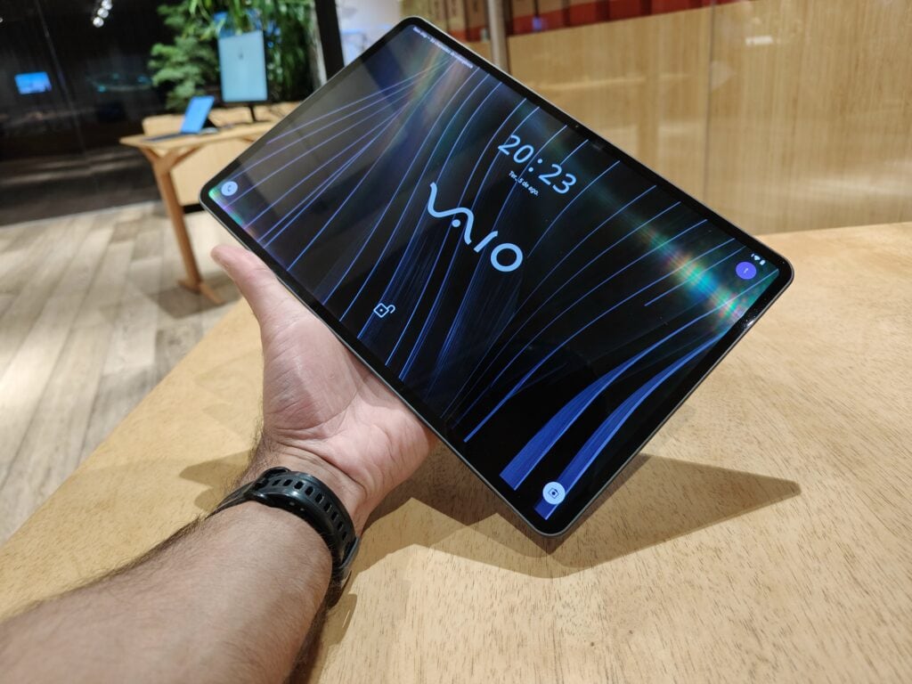 Tela de novo tablet da positivo e da vaio