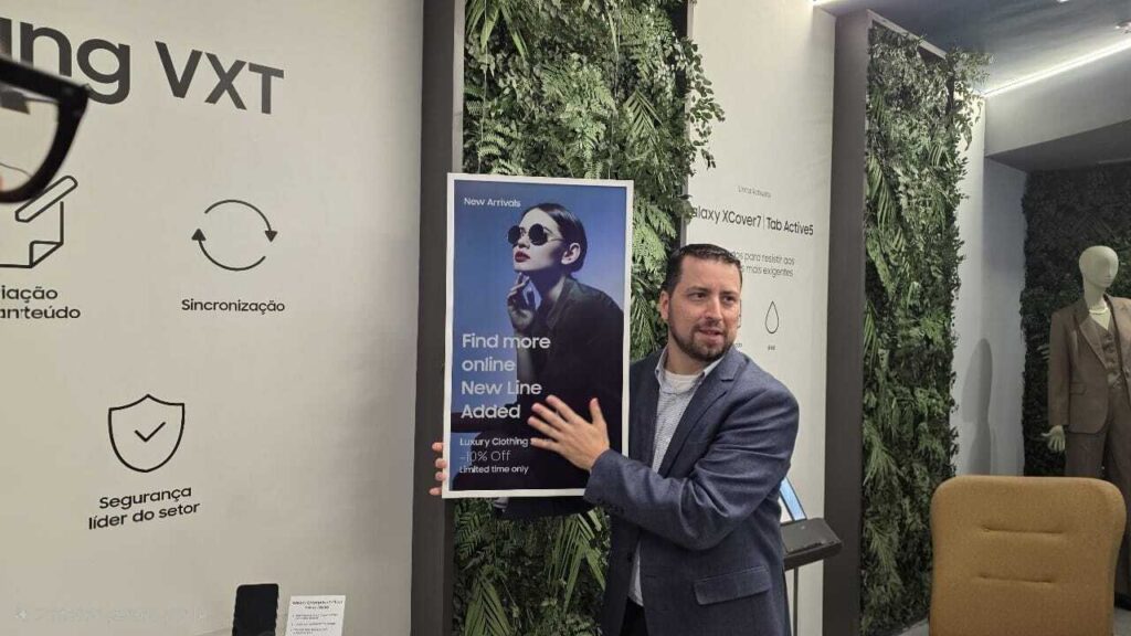 Samsung inaugura centro de experiencias para empresas y negocios en São Paulo Papel electrónico Samsung