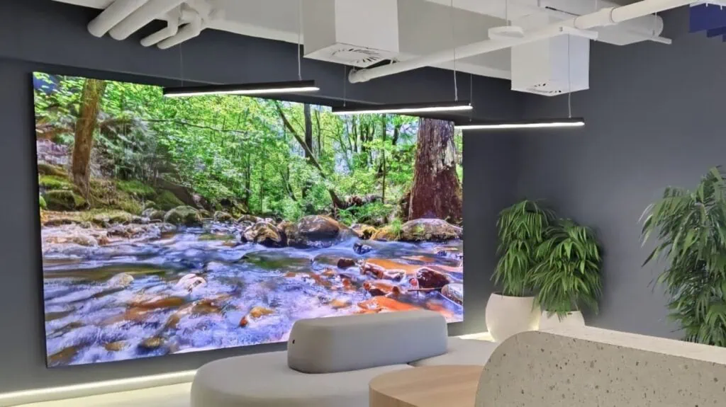 Samsung inaugura centro de experiências para empresas e negócios em são paulo The wall da samsung