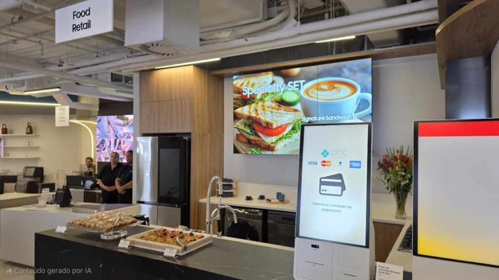 Samsung inaugura centro de experiencias para empresas y negocios en São Paulo Sala de restaurante Samsung