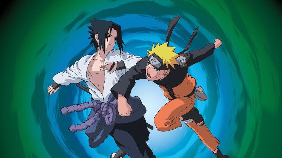 Personagens de naruto em ação na netflix.
