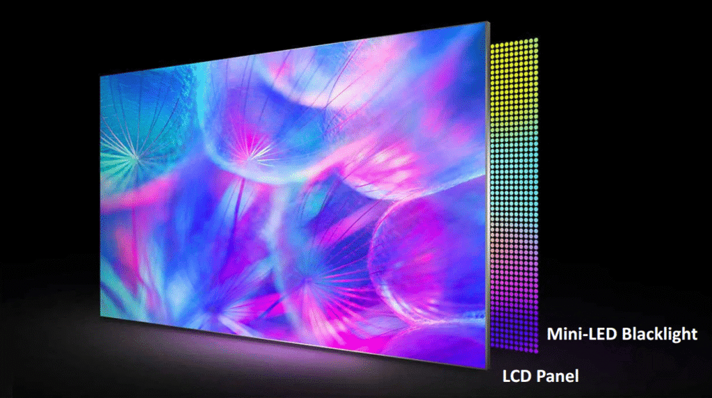 Detalhes do painel miniled