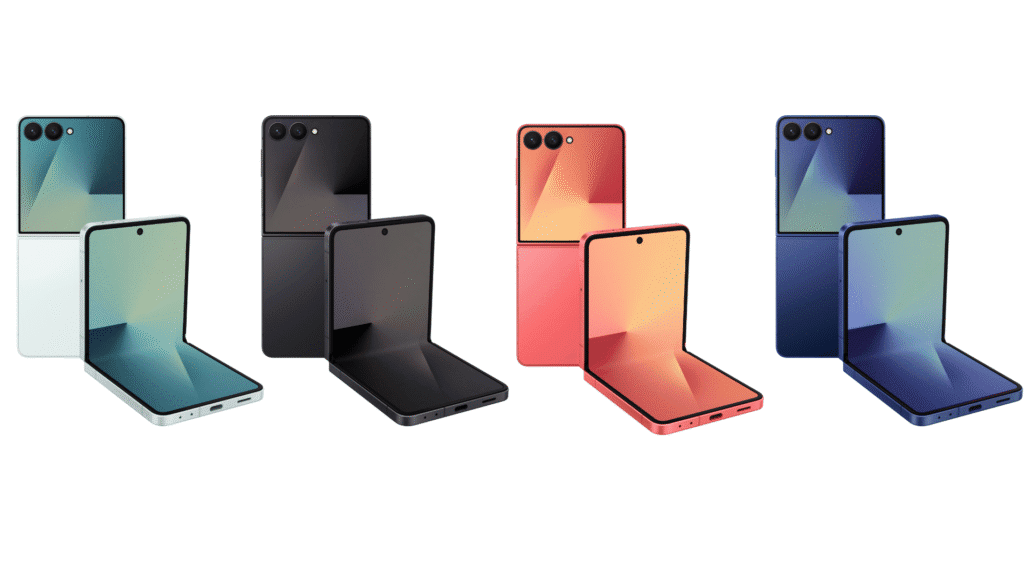 Review: galaxy z flip7 tem telas maiores, mais bateria e muita ia Variantes do galaxy z flip7