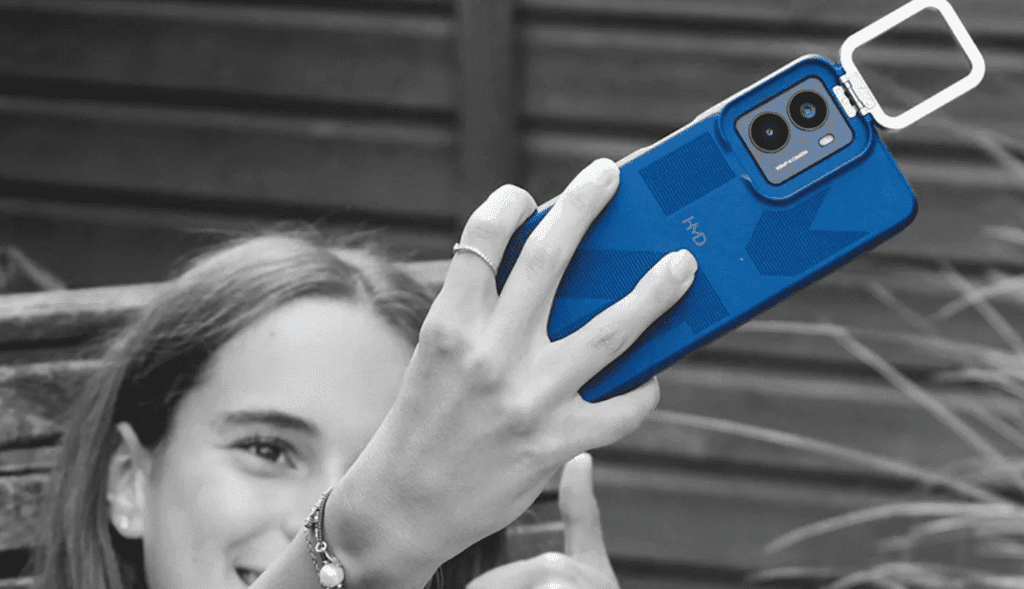 Lernen Sie das weltweit erste Kinder-Smartphone kennen, das Nacktinhalte blockiert Das Smartphone bietet Android 15, einen Qualcomm Snapdragon 4 Gen 2 Prozessor, 6 GB RAM, hochauflösende Kameras, 5G-Konnektivität und einen seitlich angebrachten Fingerabdruckleser. Foto: Reproduktion / gizchina.