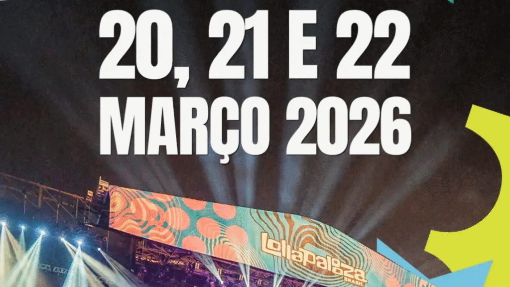 Lineup do lollapalooza brasil 2026 é divulgado com sabrina carpenter, tyler, the creator e lorde Dias do lollapalooza brasil 2026