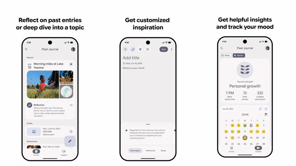 Made by google: pixel 10, 10 pro, 10 pro xl e 10 pro fold são lançados! Google journal