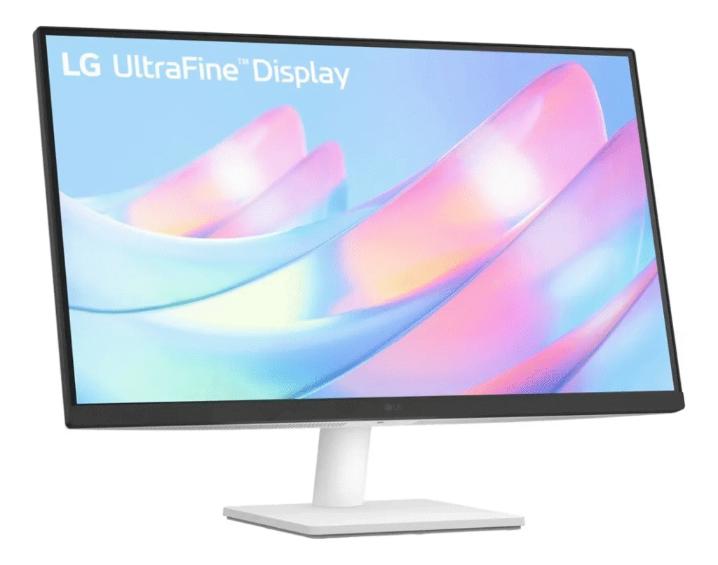 Reseña: El monitor LG Ultrafine Display es la opción ideal para la productividad Parte frontal del monitor LG 4US27 500K