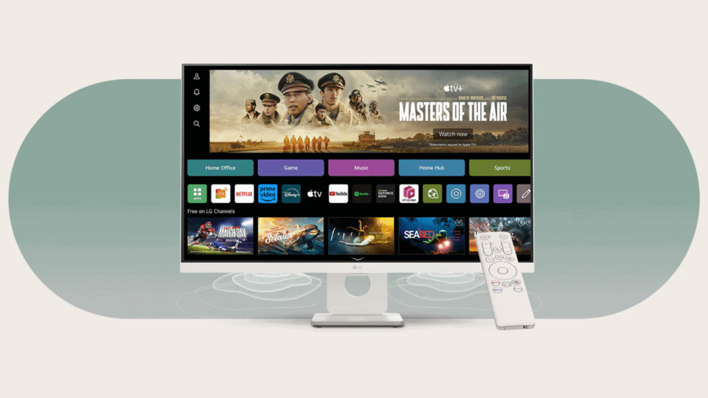 LG bringt neue Profi- und Gaming-Monitore mit bis zu 6K-Auflösung auf den Markt Monitor LG MyView Smart 27SR73U-W