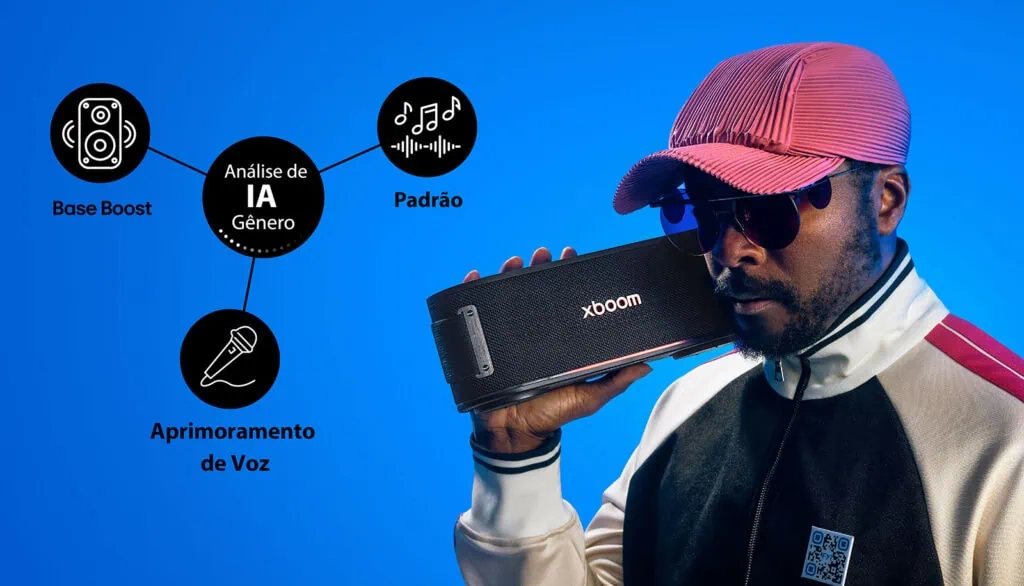 Review: lg xboom bounce aprimora som com ia e surpreende Caixa de som xboom bounce by will. I. Am