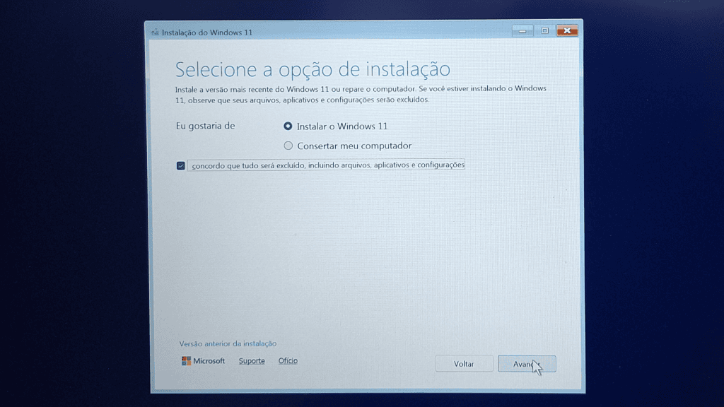 Como instalar o windows 11 com pen drive Etapas de instalação do windows 11