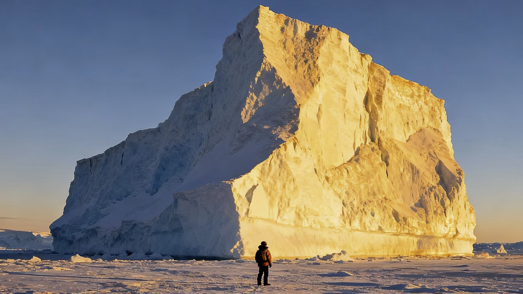 Planejar uma viagem: como esta experiência pode ajudar a transformar nossas vidas O sonho de conhecer a antartica: viajante e um cume de gelo
