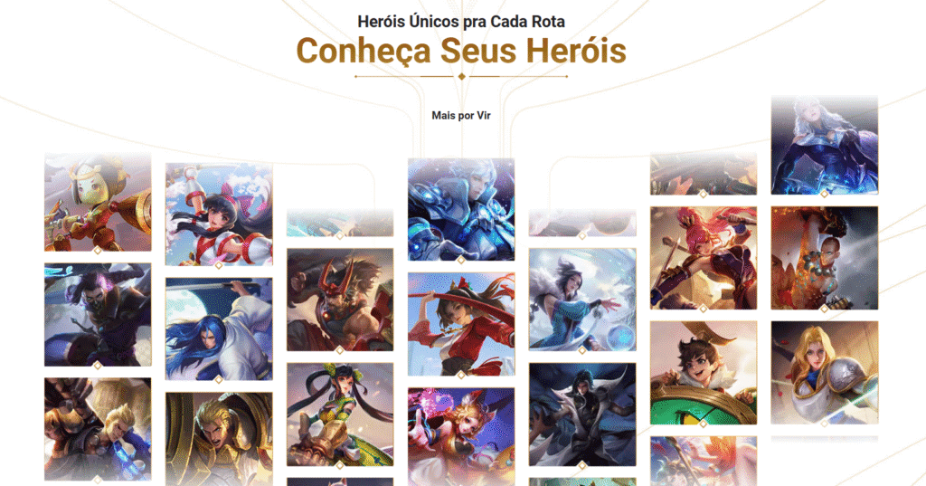 Heróis únicos para cada rota gaming, conheça os principais heróis do universo do showmetech.