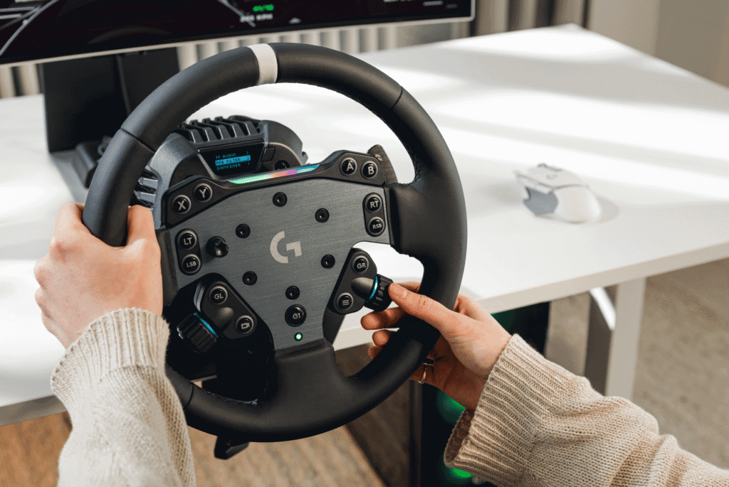 Logitech unveils new gaming line featuring mice, headsets, and even steering wheels Logitech unveils new gaming line of mice, headsets, and steering wheels