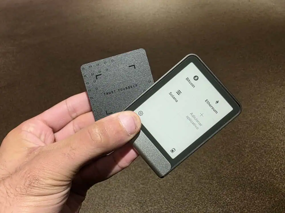 Conheça a ledger flex, carteira eletrônica para criptomoedas Cartão de recuperação do ledger flex