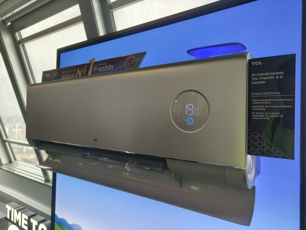 Tcl Freshin 3 에어컨, 브라질에 출시 Tcl 프레신 3 프라타