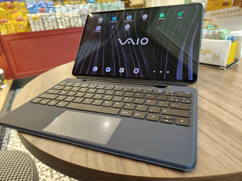 Review: tablet vaio tl12 mira na experiência pura do android Tela inicial do tablet tl12 da vaio