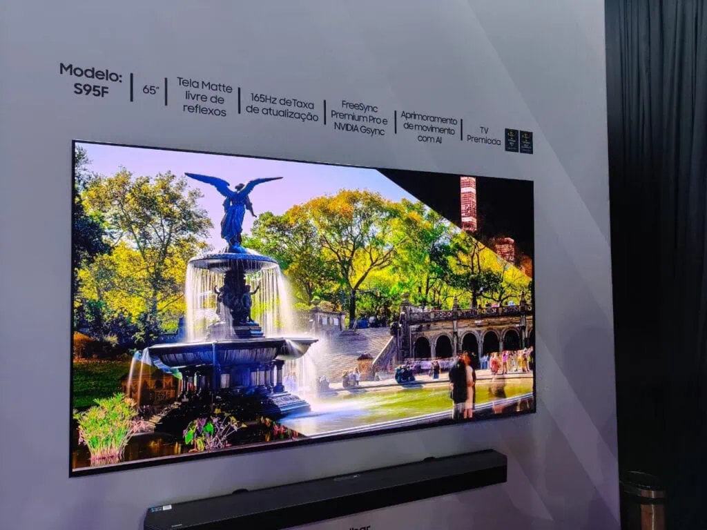 Samsung lança linha de smart tvs vision ai no brasil S95f