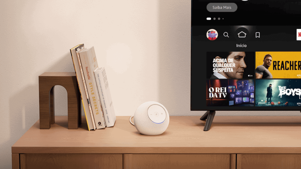 Amazon lança 4 novas caixas de som e telas echo com alexa+
